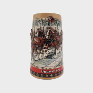 Vintage Budweiser Anheuser Busch 1988 Clydesdale Beer Stein Ceramarte Mug